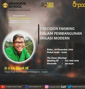 Precision Farming in Modern Irrigation Development – Gradschool Unpad