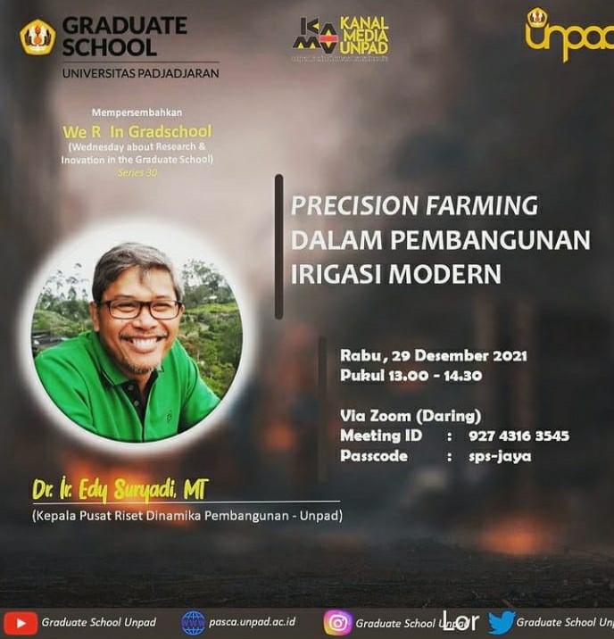 Precision Farming in Modern Irrigation Development – Gradschool Unpad